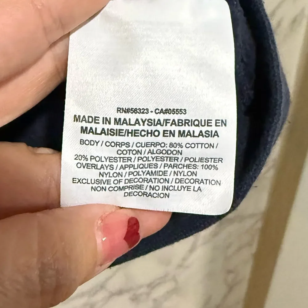 Nike Blue Jacket with White Accents S